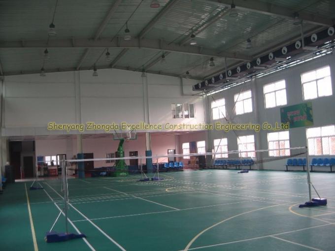 Stahlkonstruktion vorfabriziertes Badminton-Halls vor ausführen