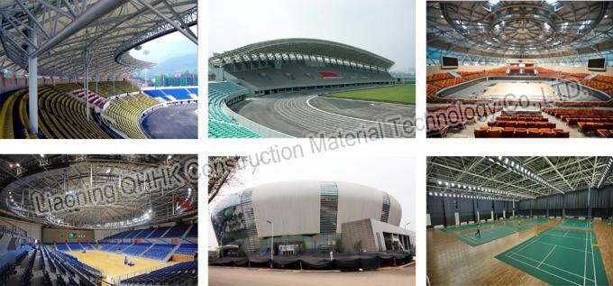 Wirtschaftliches Stahlkonstruktionsfußballstadion für Sporthalle