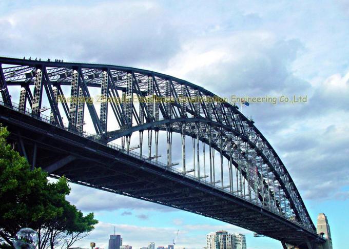 Tragbare Stahlkonstruktions-Brücke Rahmen-multi Binder-Fertig-Baileys, Metallbau-Brücke mit Zeichnung