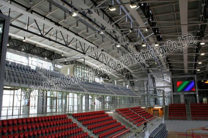 Fußball-Sporthalle der niedrigen Kosten der Stahlkonstruktionen der Sicherheit