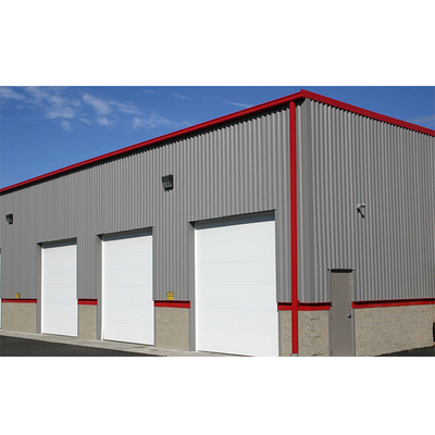 Q345b Portal Frame Buildings Steel Hangar Prefabricating Commercial Warehouse