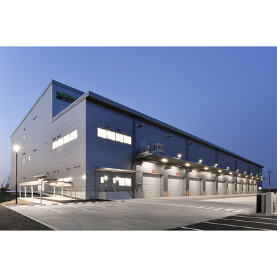 Vorgefertigte Lagerwerkstatt, Industriegebäude aus Stahl, starre Metallgebäude
